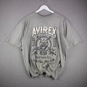 Avirex New York City Gas Mask Vintage Tee XXL